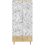 Шкаф с принтом Cotton варинант исполнения - 2 | Loft Concept в Екатеринбурге