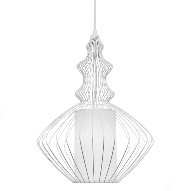 Подвесной светильник Wire Dream Pendant 2 Белый Белый Подвесной светильник Wire Dream Pendant 2 Белый Белый в Екатеринбурге | Loft Concept