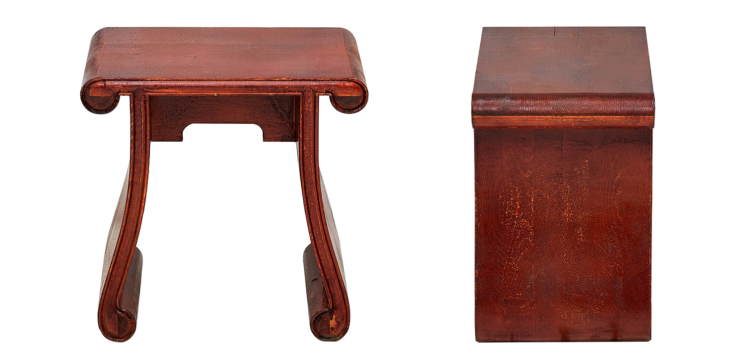 Табурет в китайском стиле Chinese Tabouret Red Табурет в китайском стиле Chinese Tabouret Red - Loft-Concept в Екатеринбурге