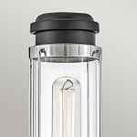 Бра для ванных комнат с прозрачным цилиндрическим плафоном на круглом основании Hinkley варинант исполнения - 8 | Loft Concept в Екатеринбурге