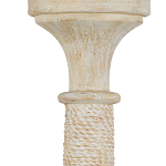 Люстра из дерева в форме подсвечника Coastal Aesthetics варинант исполнения - 2 | Loft Concept в Екатеринбурге