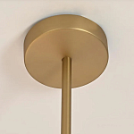 Люстра CANELLE Linear Chandelier 12 Modern Brass варинант исполнения - 4 | Loft Concept в Екатеринбурге