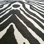 Мебельная ткань Шенилл черно-белый принт 140 см T3-1 варинант исполнения - 3 | Loft Concept в Екатеринбурге