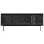 Длинная тумба с зеркальным декором Serena варинант исполнения - 3 | Loft Concept в Екатеринбурге