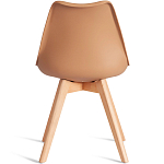 Стул с мягким сиденьем Arvika Latte варинант исполнения - 4 | Loft Concept в Екатеринбурге