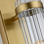 Бра вертикальное с рифленым стеклянным плафоном и прямоугольным основанием Quintiesse варинант исполнения - 4 | Loft Concept в Екатеринбурге