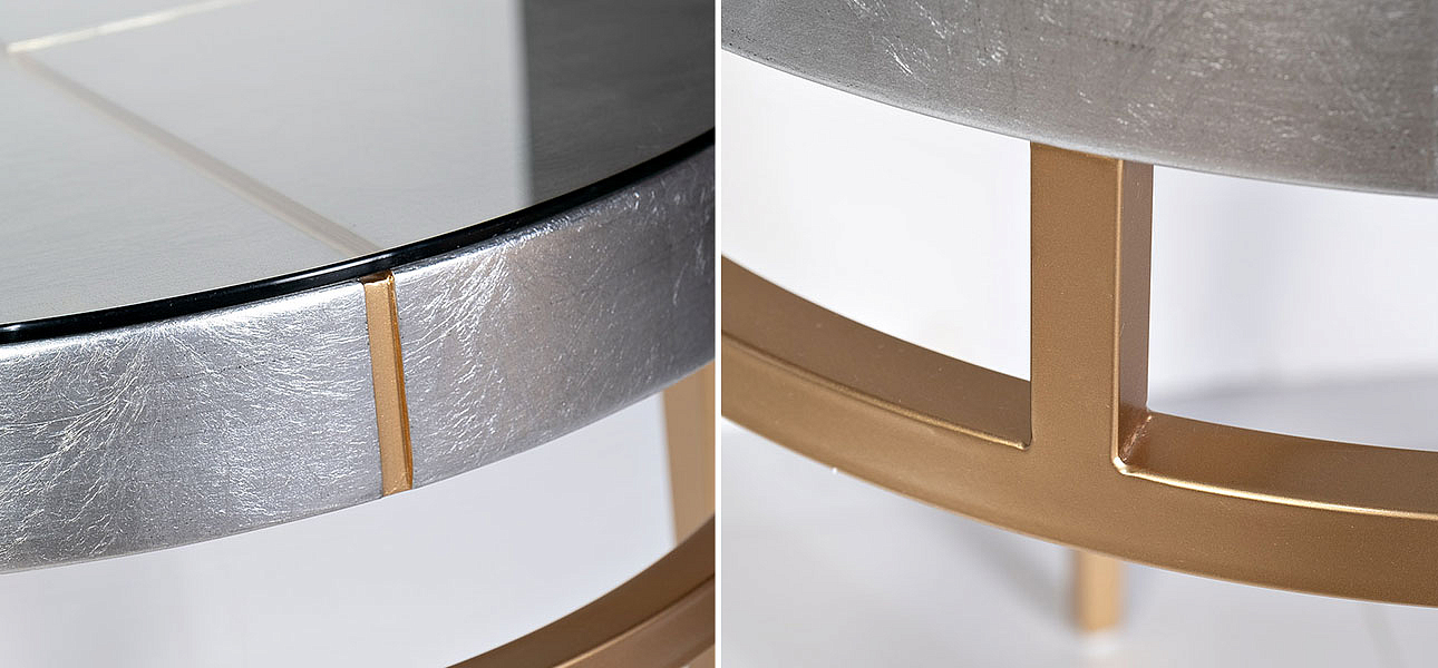 Столик журнальный Mercury silver/gold Столик журнальный Mercury silver/gold - Loft-Concept в Екатеринбурге