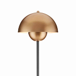 Торшер с куполообразным абажуром на чёрном мраморном основании Riverside Floor Lamp варинант исполнения - 1 | Loft Concept в Екатеринбурге