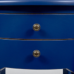 Синяя тумба на фигурных ножках Shelby варинант исполнения - 3 | Loft Concept в Екатеринбурге