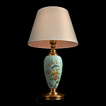 Настольная лампа голубая с изображением птиц Slip Away варинант исполнения - 4 | Loft Concept в Екатеринбурге