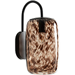 Бра с плафоном из янтарного стекла Amber Olmos Wall Lamp варинант исполнения - 1 | Loft Concept в Екатеринбурге