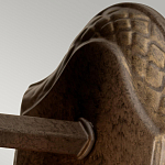 Бра для ванных комнат с прозрачным стеклянным плафоном в форме ананаса и декоративным основанием с рельефным узором Hinkley варинант исполнения - 7 | Loft Concept в Екатеринбурге