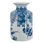 Ваза с мотивами цветущего сада с попугаями Vase Inspired by Nature варинант исполнения - 2 | Loft Concept в Екатеринбурге