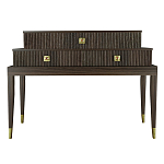 Премиальная Консоль с тремя ящиками Elsa Dreams Walnut варинант исполнения - 4 | Loft Concept в Екатеринбурге