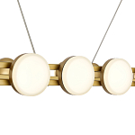 Люстра овальная с круглыми светодиодными источниками света Maxine Light варинант исполнения - 6 | Loft Concept в Екатеринбурге