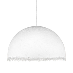 Подвесной светильник в форме купола белого цвета с ажурной бахромой Tactile Line варинант исполнения - 1 | Loft Concept в Екатеринбурге