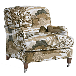 Кресло Trumann Club Chair Beige Landscape бежевый пейзах варинант исполнения - 1 | Loft Concept в Екатеринбурге