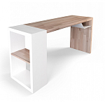 Письменный стол прямоугольный с полочкой под столешницей EcoComb варинант исполнения - 1 | Loft Concept в Екатеринбурге