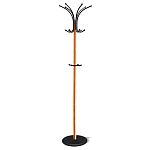 Вешалка с круглым основанием и черными металлическими крючками Industrial Metal Rust варинант исполнения - 1 | Loft Concept в Екатеринбурге