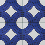 Дизайнерская плитка с узором Восьмерки варинант исполнения - 1 | Loft Concept в Екатеринбурге