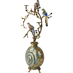 Бронзовый подсвечник Птичий рай Flora варинант исполнения - 4 | Loft Concept в Екатеринбурге