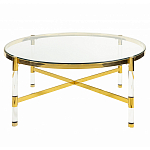 Кофейный столик со столешницей из стекла Crossy варинант исполнения - 1 | Loft Concept в Екатеринбурге