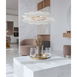 Люстра с прозрачным волнистым плафоном в форме цветка Ethereal Bloom варинант исполнения - 12 | Loft Concept в Екатеринбурге