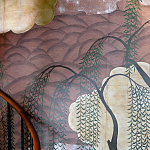 Обои ручная роспись Willow & Waves Original colourway on Edo painted Xuan paper with antiquing варинант исполнения - 2 | Loft Concept в Екатеринбурге