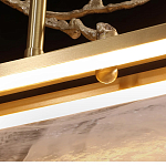 Люстра прямоугольная из фактурного стекла Chandelier Beam варинант исполнения - 9 | Loft Concept в Екатеринбурге