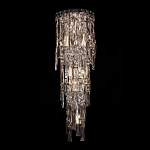 Бра с каскадом из прозрачного хрусталя и корпусом из металла цвета хром Constant Sparks варинант исполнения - 7 | Loft Concept в Екатеринбурге