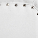 Кушетка белая с мягкой обивкой из велюра Michael Couch варинант исполнения - 7 | Loft Concept в Екатеринбурге