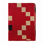 Плед хлопковый по мотивам башкирских орнаментов Ural and Siberian Patterns варинант исполнения - 5 | Loft Concept в Екатеринбурге