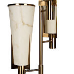 Торшер на три лампы с расцветкой под мрамор на матовом металлическом основании Elegant Classic Light варинант исполнения - 2 | Loft Concept в Екатеринбурге