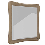 Зеркало квадратное c деревянной рамой из массива дуба Tasteful Furniture варинант исполнения - 1 | Loft Concept в Екатеринбурге