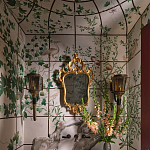 Обои ручная роспись Medici Standard colourway on white Williamsburg варинант исполнения - 1 | Loft Concept в Екатеринбурге