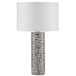 Настольная лампа с узором вдоль колоннообразного основания Scenic Surface варинант исполнения - 3 | Loft Concept в Екатеринбурге