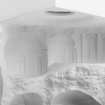 Встраиваемый в стену гипсовый светильник под покраску в античном стиле Antiquity Athena варинант исполнения - 10 | Loft Concept в Екатеринбурге