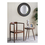 Зеркало круглое с текстурированным дизайном рамы Helios варинант исполнения - 5 | Loft Concept в Екатеринбурге