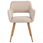 Стул в рогожке бежевого цвета NEASAN STOOL варинант исполнения - 2 | Loft Concept в Екатеринбурге