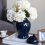 Ваза с крышкой однотонная Высота 31 см Chinoiserie Ceramics варинант исполнения - 7 | Loft Concept в Екатеринбурге