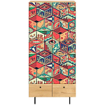 Шкаф с принтом Dominoes варинант исполнения - 2 | Loft Concept в Екатеринбурге