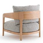 Кресло с каркасом из массива ясеня Deniaud Ash Grey Armchair варинант исполнения - 3 | Loft Concept в Екатеринбурге