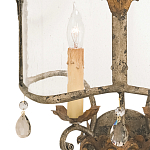 Бра настенное с цветочным мотивом Aged Luxury варинант исполнения - 1 | Loft Concept в Екатеринбурге