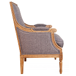 Кресло William Classical Armchair grey flax варинант исполнения - 1 | Loft Concept в Екатеринбурге