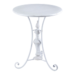 Столик белый кованный в прованском стиле Vaucluse варинант исполнения - 1 | Loft Concept в Екатеринбурге