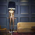 Лампа MANNEQUIN LAMP с абажуром модельный позинг варинант исполнения - 2 | Loft Concept в Екатеринбурге
