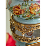 Ваза с птичкой из фарфора с бронзовыми элементами Garden of Eden варинант исполнения - 10 | Loft Concept в Екатеринбурге