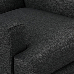 Мебельная ткань Шенилл черный цвет 138 см T4-35 варинант исполнения - 4 | Loft Concept в Екатеринбурге