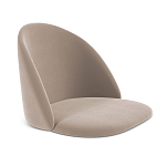 Барный стул вращающийся со спинкой Бежевый Велюр Vendramin Chair варинант исполнения - 2 | Loft Concept в Екатеринбурге