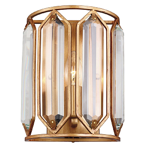 Бра с золотисто-коричневым каркасом CRYSTAL LIGHT